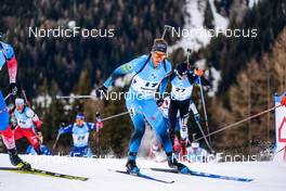 22.01.2022, Antholz, Italy (ITA): Antonin Guigonnat (FRA) - IBU World Cup Biathlon, mass men, Antholz (ITA). www.nordicfocus.com. © Thibaut/NordicFocus. Every downloaded picture is fee-liable.
