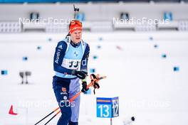 22.01.2022, Antholz, Italy (ITA): Roman Rees (GER) - IBU World Cup Biathlon, mass men, Antholz (ITA). www.nordicfocus.com. © Thibaut/NordicFocus. Every downloaded picture is fee-liable.