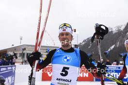 22.01.2022, Antholz, Italy (ITA): Sturla Holm Laegreid (NOR) - IBU World Cup Biathlon, mass men, Antholz (ITA). www.nordicfocus.com. © Manzoni/NordicFocus. Every downloaded picture is fee-liable.