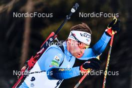 22.01.2022, Antholz, Italy (ITA): Fabien Claude (FRA) - IBU World Cup Biathlon, mass men, Antholz (ITA). www.nordicfocus.com. © Thibaut/NordicFocus. Every downloaded picture is fee-liable.