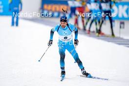 22.01.2022, Antholz, Italy (ITA): Simon Desthieux (FRA) - IBU World Cup Biathlon, mass men, Antholz (ITA). www.nordicfocus.com. © Thibaut/NordicFocus. Every downloaded picture is fee-liable.