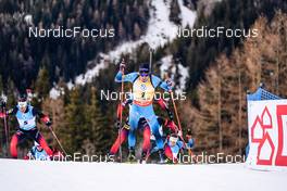 22.01.2022, Antholz, Italy (ITA): Quentin Fillon Maillet (FRA) - IBU World Cup Biathlon, mass men, Antholz (ITA). www.nordicfocus.com. © Thibaut/NordicFocus. Every downloaded picture is fee-liable.