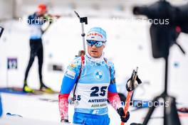 22.01.2022, Antholz, Italy (ITA): Anton Babikov (RUS) - IBU World Cup Biathlon, mass men, Antholz (ITA). www.nordicfocus.com. © Thibaut/NordicFocus. Every downloaded picture is fee-liable.