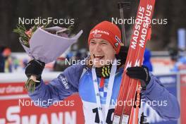 22.01.2022, Antholz, Italy (ITA): Benedikt Doll (GER) - IBU World Cup Biathlon, mass men, Antholz (ITA). www.nordicfocus.com. © Manzoni/NordicFocus. Every downloaded picture is fee-liable.