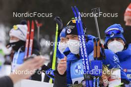 22.01.2022, Antholz, Italy (ITA): Antonin Guigonnat (FRA) - IBU World Cup Biathlon, mass men, Antholz (ITA). www.nordicfocus.com. © Manzoni/NordicFocus. Every downloaded picture is fee-liable.