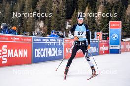 22.01.2022, Antholz, Italy (ITA): Campbell Wright (NZL) - IBU World Cup Biathlon, mass men, Antholz (ITA). www.nordicfocus.com. © Thibaut/NordicFocus. Every downloaded picture is fee-liable.