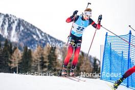 22.01.2022, Antholz, Italy (ITA): Filip Fjeld Andersen (NOR) - IBU World Cup Biathlon, mass men, Antholz (ITA). www.nordicfocus.com. © Thibaut/NordicFocus. Every downloaded picture is fee-liable.