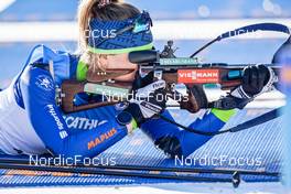 23.01.2022, Antholz, Italy (ITA): Hanna Sola (BLR) - IBU World Cup Biathlon, mass women, Antholz (ITA). www.nordicfocus.com. © Thibaut/NordicFocus. Every downloaded picture is fee-liable.
