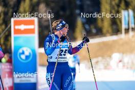 23.01.2022, Antholz, Italy (ITA): Lena Haecki (SUI) - IBU World Cup Biathlon, mass women, Antholz (ITA). www.nordicfocus.com. © Thibaut/NordicFocus. Every downloaded picture is fee-liable.