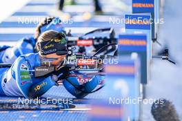23.01.2022, Antholz, Italy (ITA): Anais Bescond (FRA) - IBU World Cup Biathlon, mass women, Antholz (ITA). www.nordicfocus.com. © Thibaut/NordicFocus. Every downloaded picture is fee-liable.