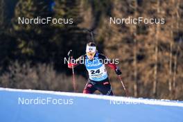 23.01.2022, Antholz, Italy (ITA): Ida Lien (NOR) - IBU World Cup Biathlon, mass women, Antholz (ITA). www.nordicfocus.com. © Thibaut/NordicFocus. Every downloaded picture is fee-liable.