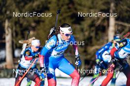 23.01.2022, Antholz, Italy (ITA): Valeriia Vasnetcova (RUS) - IBU World Cup Biathlon, mass women, Antholz (ITA). www.nordicfocus.com. © Thibaut/NordicFocus. Every downloaded picture is fee-liable.