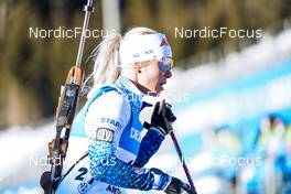 23.01.2022, Antholz, Italy (ITA): Mari Eder (FIN) - IBU World Cup Biathlon, mass women, Antholz (ITA). www.nordicfocus.com. © Thibaut/NordicFocus. Every downloaded picture is fee-liable.