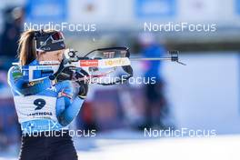 23.01.2022, Antholz, Italy (ITA): Anais Chevalier-Bouchet (FRA) - IBU World Cup Biathlon, mass women, Antholz (ITA). www.nordicfocus.com. © Thibaut/NordicFocus. Every downloaded picture is fee-liable.