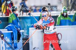 23.01.2022, Antholz, Italy (ITA): Anna Maka (POL) - IBU World Cup Biathlon, mass women, Antholz (ITA). www.nordicfocus.com. © Thibaut/NordicFocus. Every downloaded picture is fee-liable.