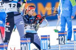 23.01.2022, Antholz, Italy (ITA): Vanessa Voigt (GER) - IBU World Cup Biathlon, mass women, Antholz (ITA). www.nordicfocus.com. © Thibaut/NordicFocus. Every downloaded picture is fee-liable.