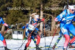 23.01.2022, Antholz, Italy (ITA): Tiril Eckhoff (NOR) - IBU World Cup Biathlon, mass women, Antholz (ITA). www.nordicfocus.com. © Thibaut/NordicFocus. Every downloaded picture is fee-liable.