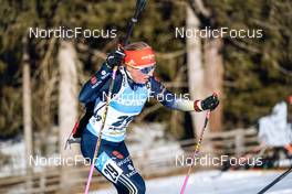 23.01.2022, Antholz, Italy (ITA): Franziska Hildebrand (GER) - IBU World Cup Biathlon, mass women, Antholz (ITA). www.nordicfocus.com. © Thibaut/NordicFocus. Every downloaded picture is fee-liable.