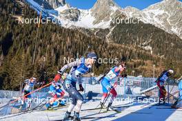 23.01.2022, Antholz, Italy (ITA): Clare Egan (USA), Uliana Nigmatullina (RUS), (l-r) - IBU World Cup Biathlon, mass women, Antholz (ITA). www.nordicfocus.com. © Thibaut/NordicFocus. Every downloaded picture is fee-liable.