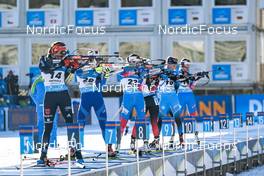 23.01.2022, Antholz, Italy (ITA): Vanessa Voigt (GER), Alina Stremous (MDA), Valeriia Vasnetcova (RUS), (l-r) - IBU World Cup Biathlon, mass women, Antholz (ITA). www.nordicfocus.com. © Thibaut/NordicFocus. Every downloaded picture is fee-liable.