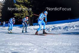 23.01.2022, Antholz, Italy (ITA): Lena Haecki (SUI), Vanessa Voigt (GER), Dorothea Wierer (ITA), (l-r) - IBU World Cup Biathlon, mass women, Antholz (ITA). www.nordicfocus.com. © Thibaut/NordicFocus. Every downloaded picture is fee-liable.