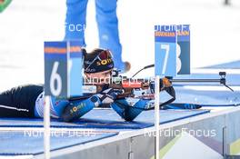 23.01.2022, Antholz, Italy (ITA): Julia Simon (FRA) - IBU World Cup Biathlon, mass women, Antholz (ITA). www.nordicfocus.com. © Thibaut/NordicFocus. Every downloaded picture is fee-liable.