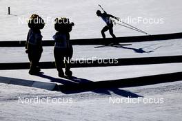 23.01.2022, Antholz, Italy (ITA): Tomas Kaukenas (LTU) - IBU World Cup Biathlon, relay men, Antholz (ITA). www.nordicfocus.com. © Manzoni/NordicFocus. Every downloaded picture is fee-liable.