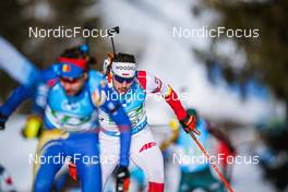 23.01.2022, Antholz, Italy (ITA): Grzegorz Guzik (POL) - IBU World Cup Biathlon, relay men, Antholz (ITA). www.nordicfocus.com. © Thibaut/NordicFocus. Every downloaded picture is fee-liable.