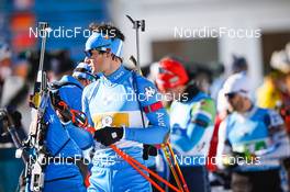 23.01.2022, Antholz, Italy (ITA): Tommaso Giacomel (ITA) - IBU World Cup Biathlon, relay men, Antholz (ITA). www.nordicfocus.com. © Thibaut/NordicFocus. Every downloaded picture is fee-liable.