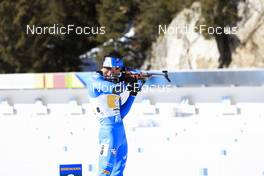 23.01.2022, Antholz, Italy (ITA): Tommaso Giacomel (ITA) - IBU World Cup Biathlon, relay men, Antholz (ITA). www.nordicfocus.com. © Manzoni/NordicFocus. Every downloaded picture is fee-liable.
