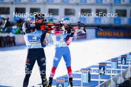 23.01.2022, Antholz, Italy (ITA): Lucas Fratzscher (GER) - IBU World Cup Biathlon, relay men, Antholz (ITA). www.nordicfocus.com. © Thibaut/NordicFocus. Every downloaded picture is fee-liable.
