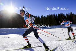 23.01.2022, Antholz, Italy (ITA): Leif Nordgren (USA) - IBU World Cup Biathlon, relay men, Antholz (ITA). www.nordicfocus.com. © Manzoni/NordicFocus. Every downloaded picture is fee-liable.