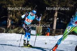 23.01.2022, Antholz, Italy (ITA): Rene Zahkna (EST) - IBU World Cup Biathlon, relay men, Antholz (ITA). www.nordicfocus.com. © Thibaut/NordicFocus. Every downloaded picture is fee-liable.