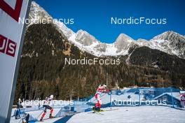 23.01.2022, Antholz, Italy (ITA): Adam Runnalls (CAN), Andrzej Nedza-Kubiniec (POL), (l-r) - IBU World Cup Biathlon, relay men, Antholz (ITA). www.nordicfocus.com. © Thibaut/NordicFocus. Every downloaded picture is fee-liable.