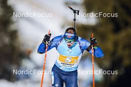 23.01.2022, Antholz, Italy (ITA): Maksim Varabei (BLR) - IBU World Cup Biathlon, relay men, Antholz (ITA). www.nordicfocus.com. © Thibaut/NordicFocus. Every downloaded picture is fee-liable.