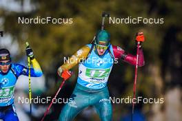 23.01.2022, Antholz, Italy (ITA): Vytautas Strolia (LTU) - IBU World Cup Biathlon, relay men, Antholz (ITA). www.nordicfocus.com. © Thibaut/NordicFocus. Every downloaded picture is fee-liable.