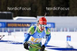 23.01.2022, Antholz, Italy (ITA): Lovro Planko (SLO) - IBU World Cup Biathlon, relay men, Antholz (ITA). www.nordicfocus.com. © Manzoni/NordicFocus. Every downloaded picture is fee-liable.