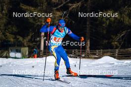 23.01.2022, Antholz, Italy (ITA): Dmitrii Shamaev (ROU) - IBU World Cup Biathlon, relay men, Antholz (ITA). www.nordicfocus.com. © Thibaut/NordicFocus. Every downloaded picture is fee-liable.