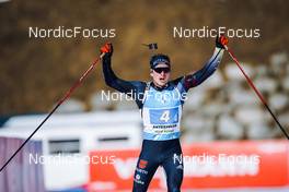 23.01.2022, Antholz, Italy (ITA): Lucas Fratzscher (GER) - IBU World Cup Biathlon, relay men, Antholz (ITA). www.nordicfocus.com. © Thibaut/NordicFocus. Every downloaded picture is fee-liable.