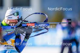 23.01.2022, Antholz, Italy (ITA): Maksim Varabei (BLR) - IBU World Cup Biathlon, relay men, Antholz (ITA). www.nordicfocus.com. © Thibaut/NordicFocus. Every downloaded picture is fee-liable.