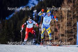 23.01.2022, Antholz, Italy (ITA): Artem Pryma (UKR) - IBU World Cup Biathlon, relay men, Antholz (ITA). www.nordicfocus.com. © Thibaut/NordicFocus. Every downloaded picture is fee-liable.