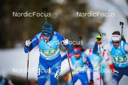 23.01.2022, Antholz, Italy (ITA): Pavel Magazeev (MDA) - IBU World Cup Biathlon, relay men, Antholz (ITA). www.nordicfocus.com. © Thibaut/NordicFocus. Every downloaded picture is fee-liable.