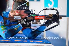 23.01.2022, Antholz, Italy (ITA): Antonin Guigonnat (FRA) - IBU World Cup Biathlon, relay men, Antholz (ITA). www.nordicfocus.com. © Thibaut/NordicFocus. Every downloaded picture is fee-liable.