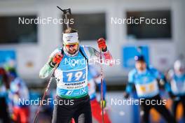 23.01.2022, Antholz, Italy (ITA): Anton Sinapov (BUL) - IBU World Cup Biathlon, relay men, Antholz (ITA). www.nordicfocus.com. © Thibaut/NordicFocus. Every downloaded picture is fee-liable.