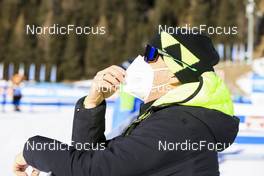 23.01.2022, Antholz, Italy (ITA): Michael Grossegger (AUT)  - IBU World Cup Biathlon, relay men, Antholz (ITA). www.nordicfocus.com. © Manzoni/NordicFocus. Every downloaded picture is fee-liable.