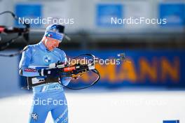 23.01.2022, Antholz, Italy (ITA): Lukas Hofer (ITA) - IBU World Cup Biathlon, relay men, Antholz (ITA). www.nordicfocus.com. © Thibaut/NordicFocus. Every downloaded picture is fee-liable.