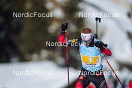 23.01.2022, Antholz, Italy (ITA): Johannes Thingnes Boe (NOR) - IBU World Cup Biathlon, relay men, Antholz (ITA). www.nordicfocus.com. © Thibaut/NordicFocus. Every downloaded picture is fee-liable.