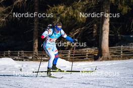 23.01.2022, Antholz, Italy (ITA): Michal Sima (SVK) - IBU World Cup Biathlon, relay men, Antholz (ITA). www.nordicfocus.com. © Thibaut/NordicFocus. Every downloaded picture is fee-liable.