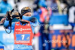 22.01.2022, Antholz, Italy (ITA): Anais Bescond (FRA) - IBU World Cup Biathlon, relay women, Antholz (ITA). www.nordicfocus.com. © Thibaut/NordicFocus. Every downloaded picture is fee-liable.