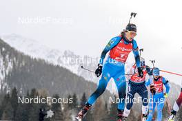 22.01.2022, Antholz, Italy (ITA): Chloe Chevalier (FRA) - IBU World Cup Biathlon, relay women, Antholz (ITA). www.nordicfocus.com. © Thibaut/NordicFocus. Every downloaded picture is fee-liable.